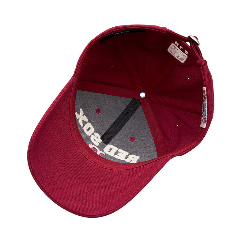 MLB 可調式硬頂棒球帽 五分割帽 Varsity系列 波士頓紅襪隊 (3ACPV033N-43WID)