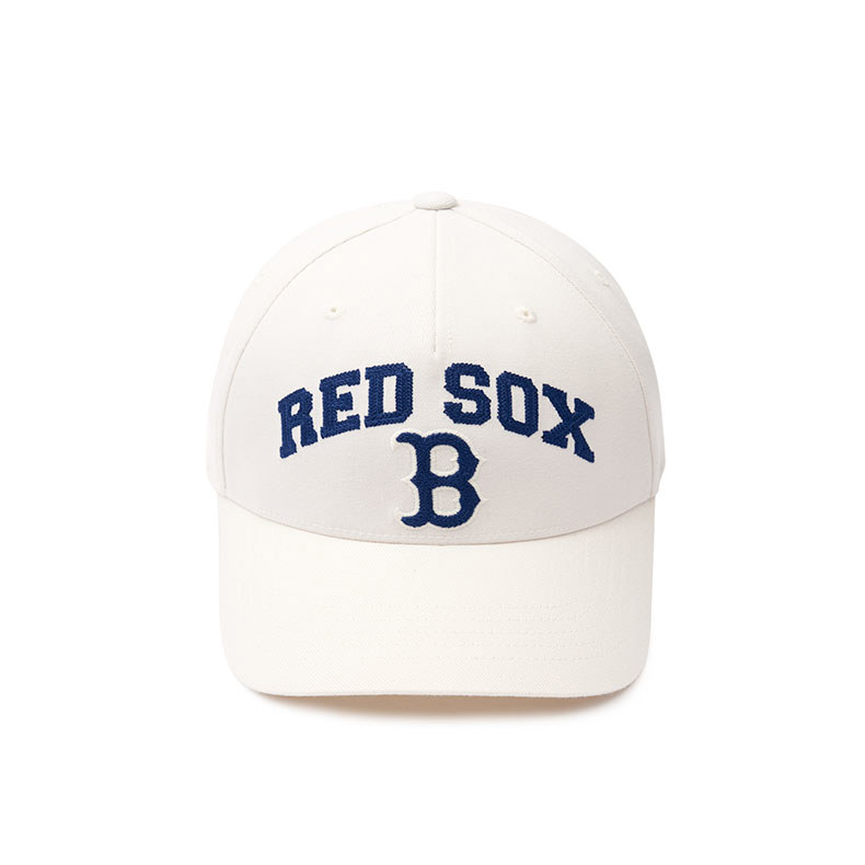 MLB 可調式硬頂棒球帽 五分割帽 Varsity系列 波士頓紅襪隊 (3ACPV033N-43CRD)