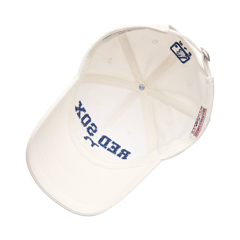 MLB 可調式硬頂棒球帽 五分割帽 Varsity系列 波士頓紅襪隊 (3ACPV033N-43CRD)