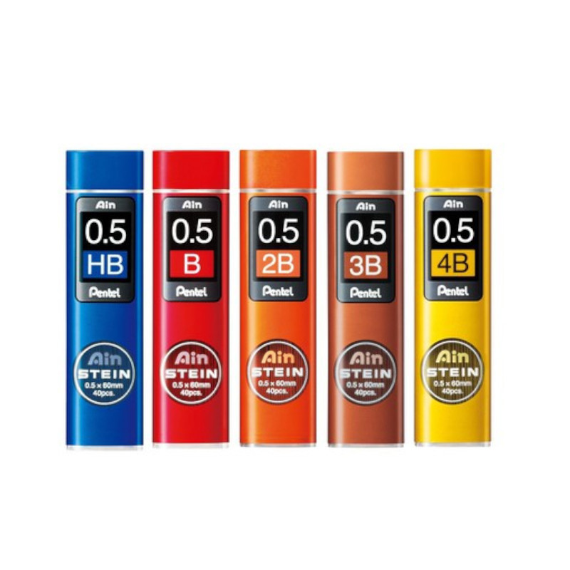 飛龍 Ain鉛筆芯C275 0.5(40入)-HB/B/2B/3B/4B