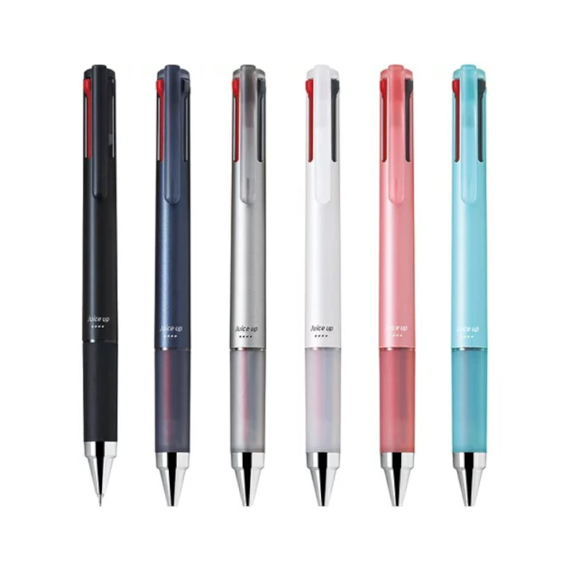 PILOT 百樂 LKJP-50S4 0.4mm三色超果汁筆-黑桿/深藍桿/銀桿/白桿/粉紅桿/淺綠桿