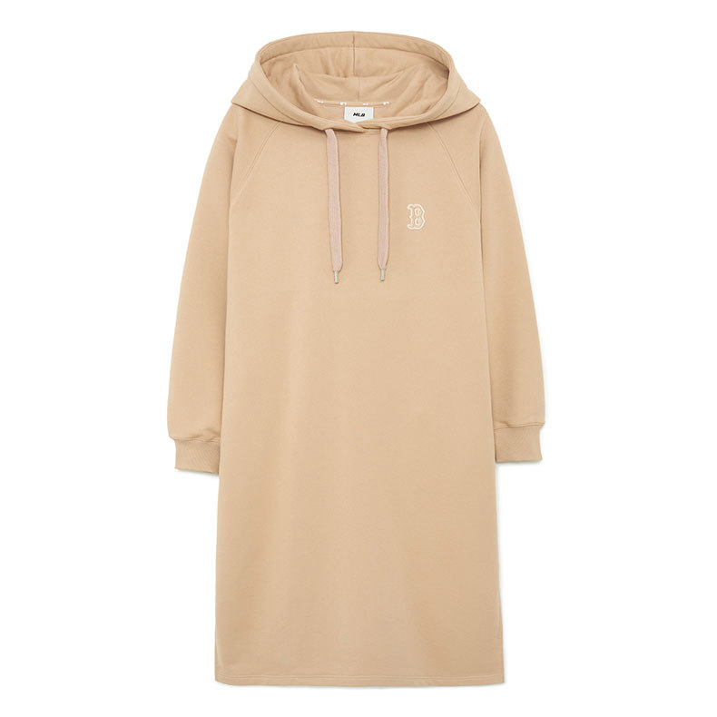 MLB 連帽連身裙 洋裝 長版上衣 波士頓紅襪隊 (3FOPB0134-43BGS)