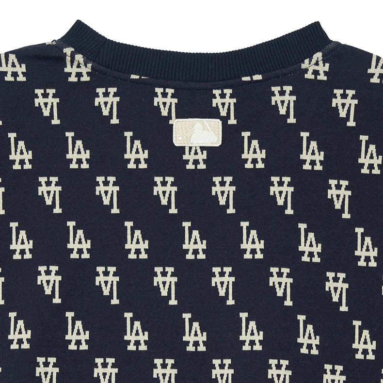 MLB 連身裙 洋裝 長版上衣 Monogram系列 洛杉磯道奇隊 (3FOPM0134-07NYD)
