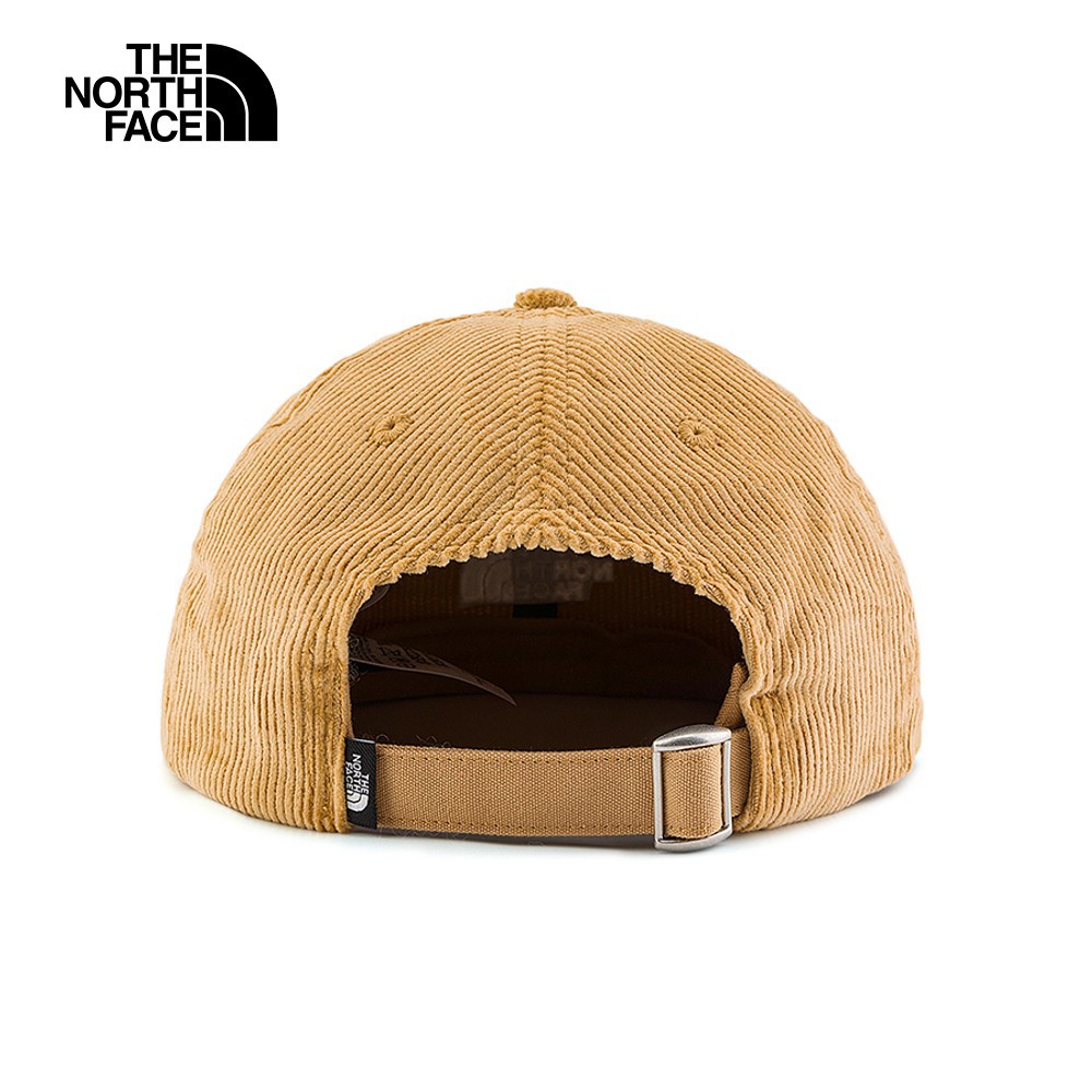 【10/24 00點週末限定】The North Face北面男女款卡其色燈芯絨品牌LOGO運動帽｜7WJQI0J