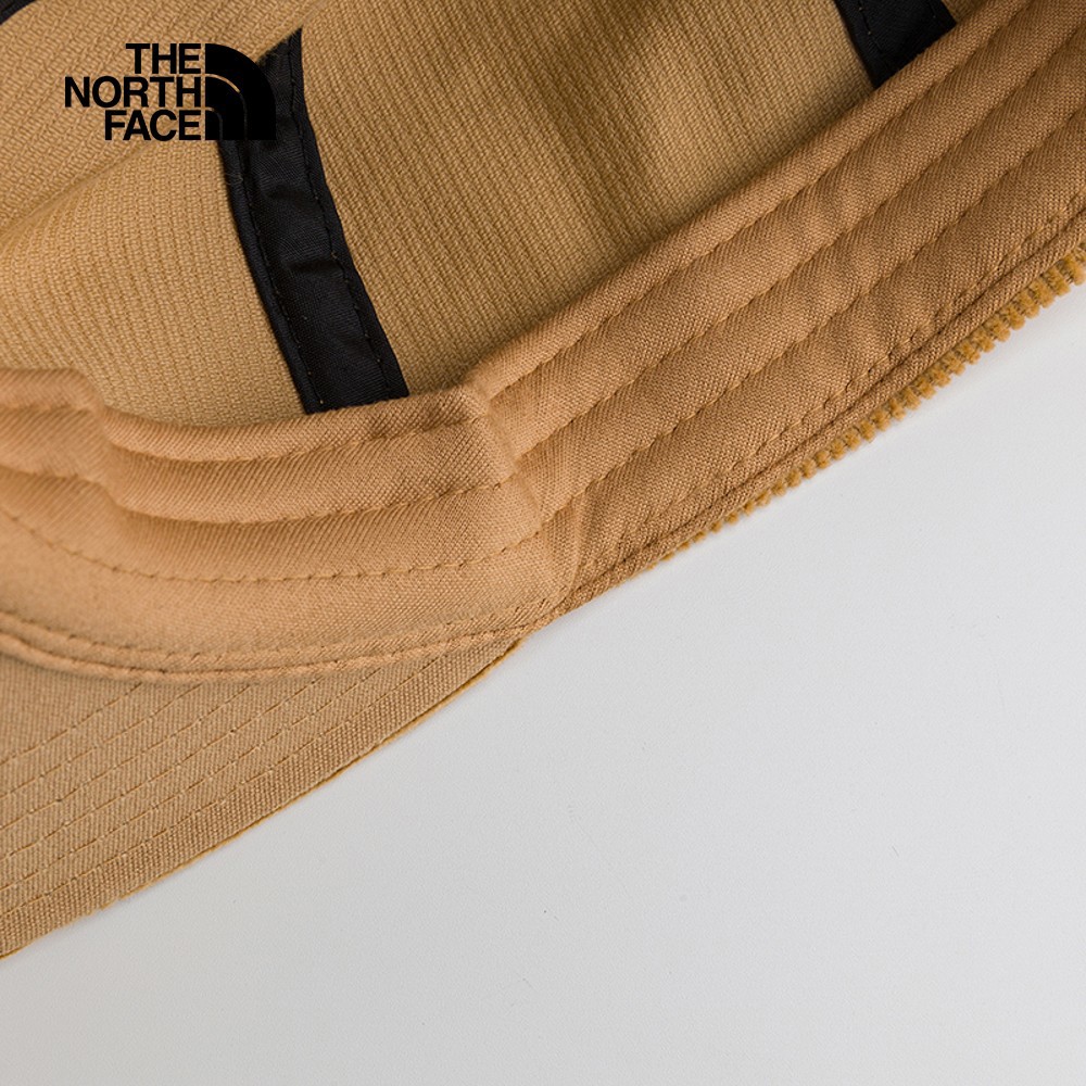 【10/24 00點週末限定】The North Face北面男女款卡其色燈芯絨品牌LOGO運動帽｜7WJQI0J