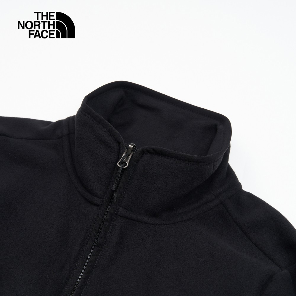 【限時搶購】女款黑色保暖舒適休閒立領抓絨外套｜88RQJK3