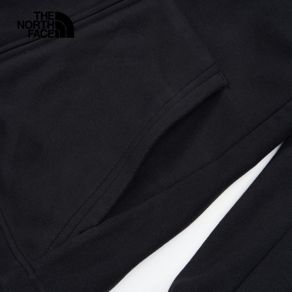 【限時搶購】女款黑色保暖舒適休閒立領抓絨外套｜88RQJK3