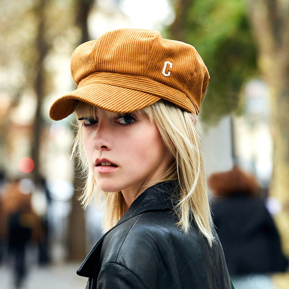 MLB 燈芯絨報童帽 克里夫蘭守護者隊 (3ACBC0136-45CAS)