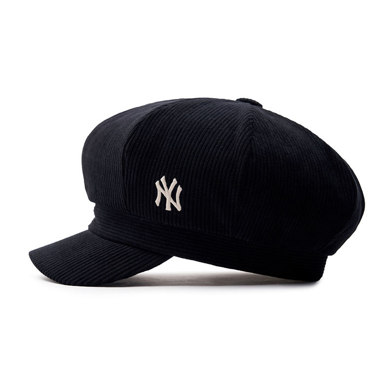 MLB 燈芯絨報童帽 紐約洋基隊 (3ACBC0136-50BKS)