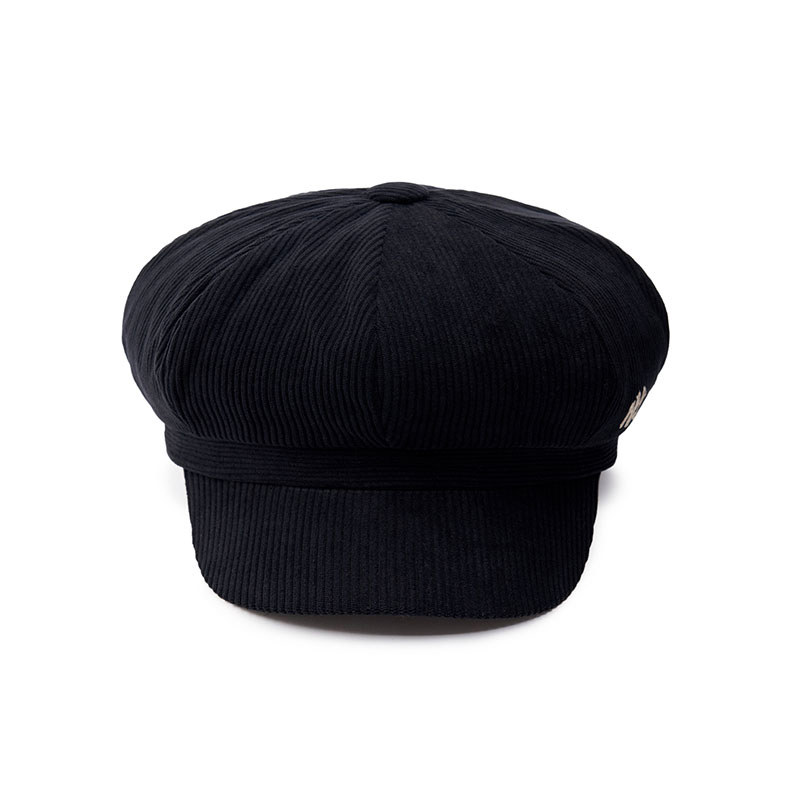 MLB 燈芯絨報童帽 紐約洋基隊 (3ACBC0136-50BKS)