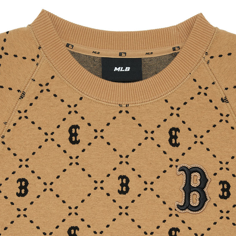 MLB 連身裙 洋裝 長版上衣 Monogram系列 波士頓紅襪隊 (3FOPM0334-43CAL)