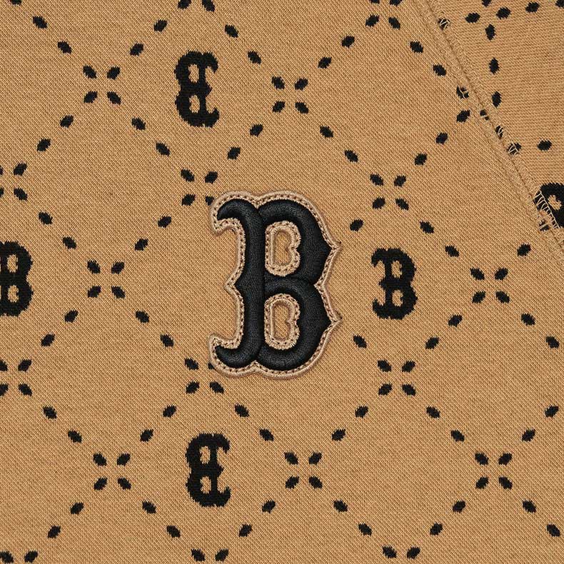 MLB 連身裙 洋裝 長版上衣 Monogram系列 波士頓紅襪隊 (3FOPM0334-43CAL)