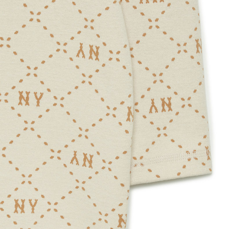 MLB 連身裙 洋裝 長版上衣 Monogram系列 紐約洋基隊 (3FOPM0334-50CRD)