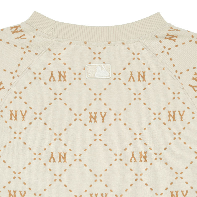 MLB 連身裙 洋裝 長版上衣 Monogram系列 紐約洋基隊 (3FOPM0334-50CRD)