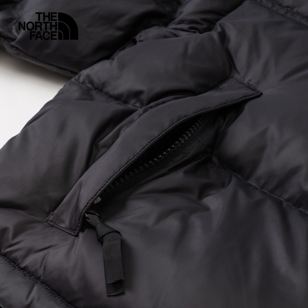 NuptseUE女款黑色DWR防潑水保暖短版羽絨外套｜5GGEKX7 700蓬鬆度