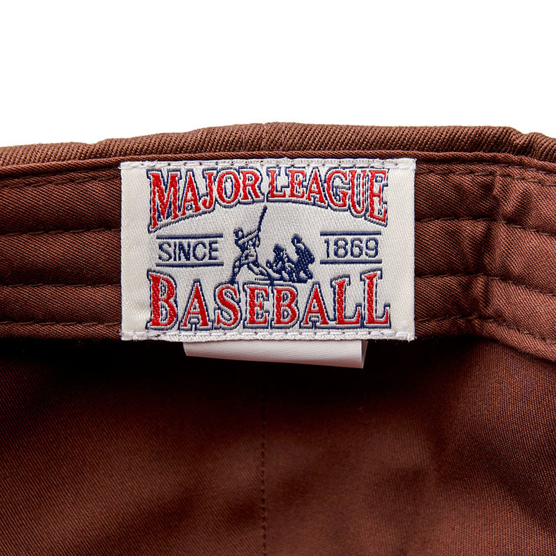 MLB 可調式硬頂棒球帽 Monogram系列 波士頓紅襪隊 (3ACPM093N-43BRD)