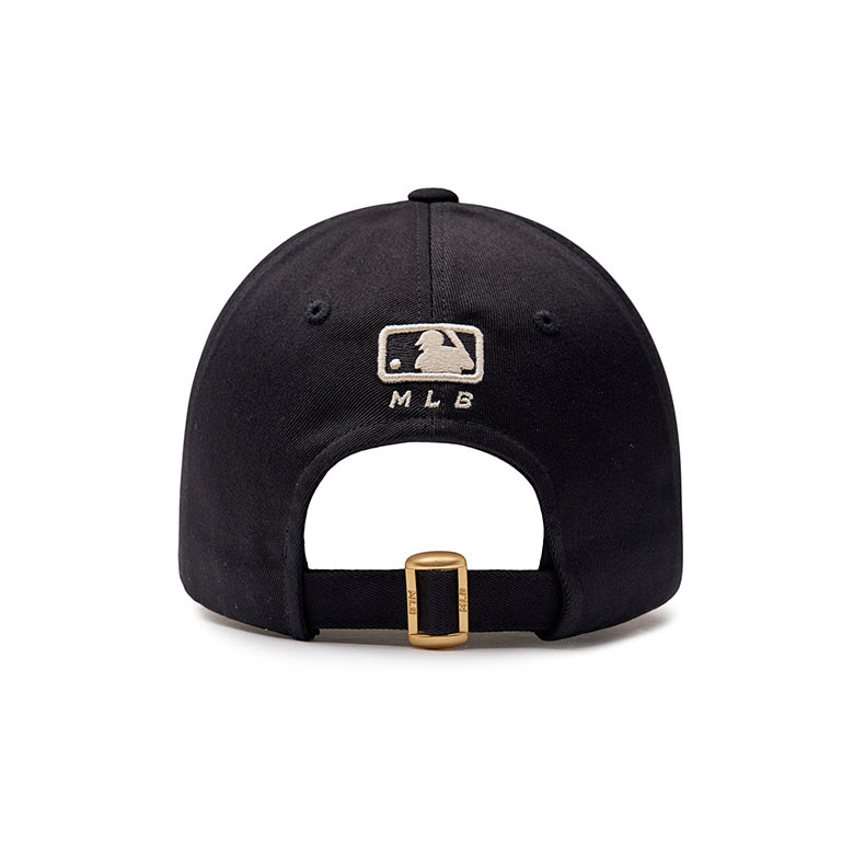 MLB 可調式硬頂棒球帽 Monogram系列 紐約洋基隊 (3ACPM093N-50BKS)