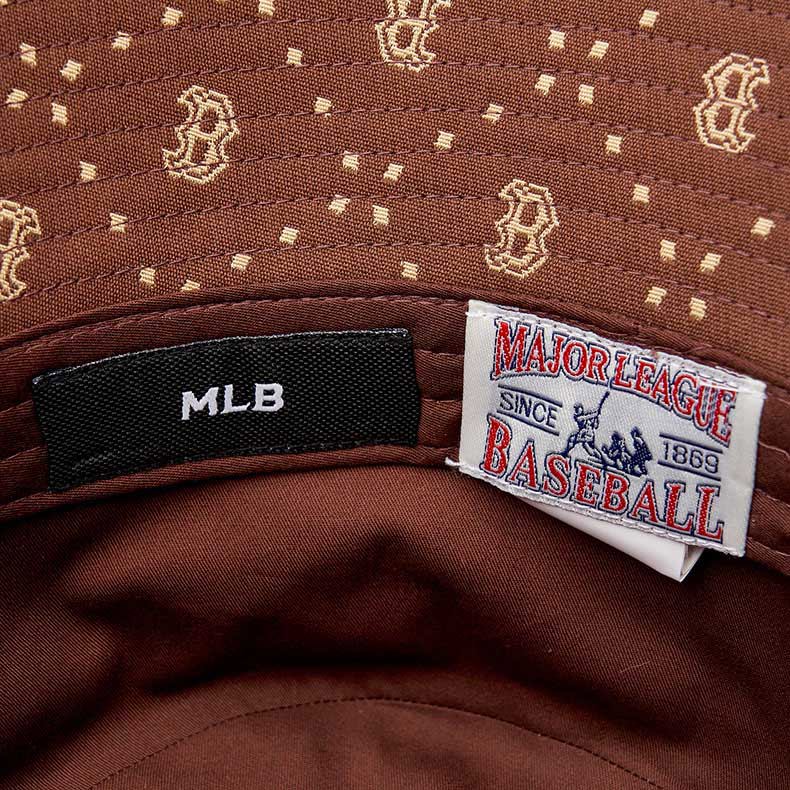 MLB 漁夫帽 Monogram系列 波士頓紅襪隊 (3AHTM103N-43BRD)