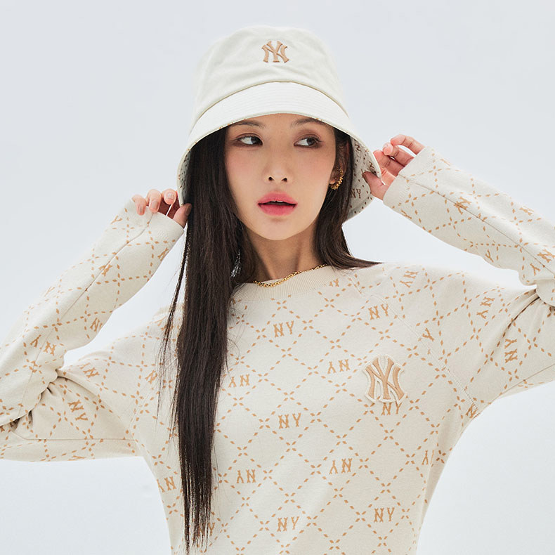 MLB 漁夫帽 Monogram系列 紐約洋基隊 (3AHTM103N-50CRD)