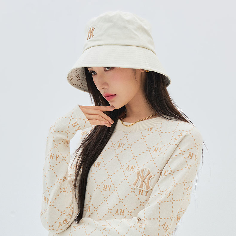 MLB 漁夫帽 Monogram系列 紐約洋基隊 (3AHTM103N-50CRD)