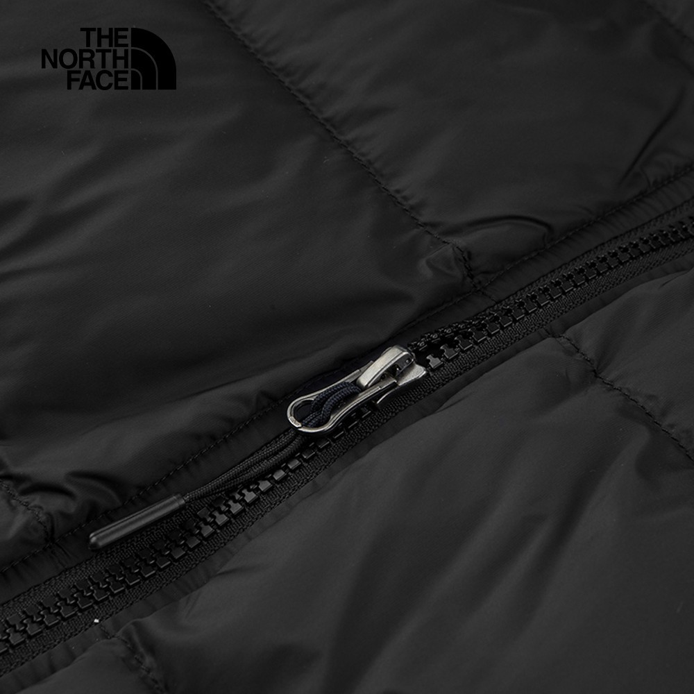 The North Face北面男款黑色舒適保暖連帽羽絨外套｜7W7GJK3