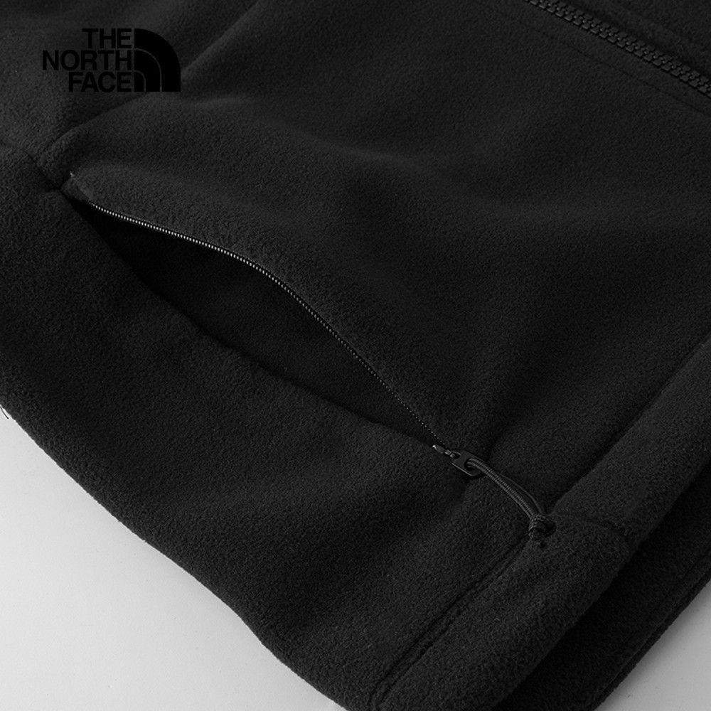 The North Face北面女款黑色舒適保暖立領抓絨外套｜83OLJK3