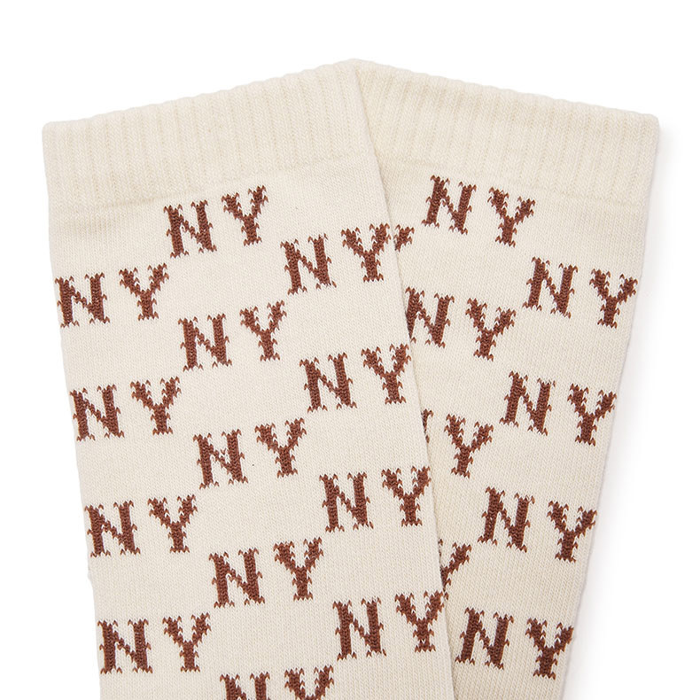 MLB 襪子 中筒襪 Monogram系列 紐約洋基隊 (3ASOMM13N-50CRD)