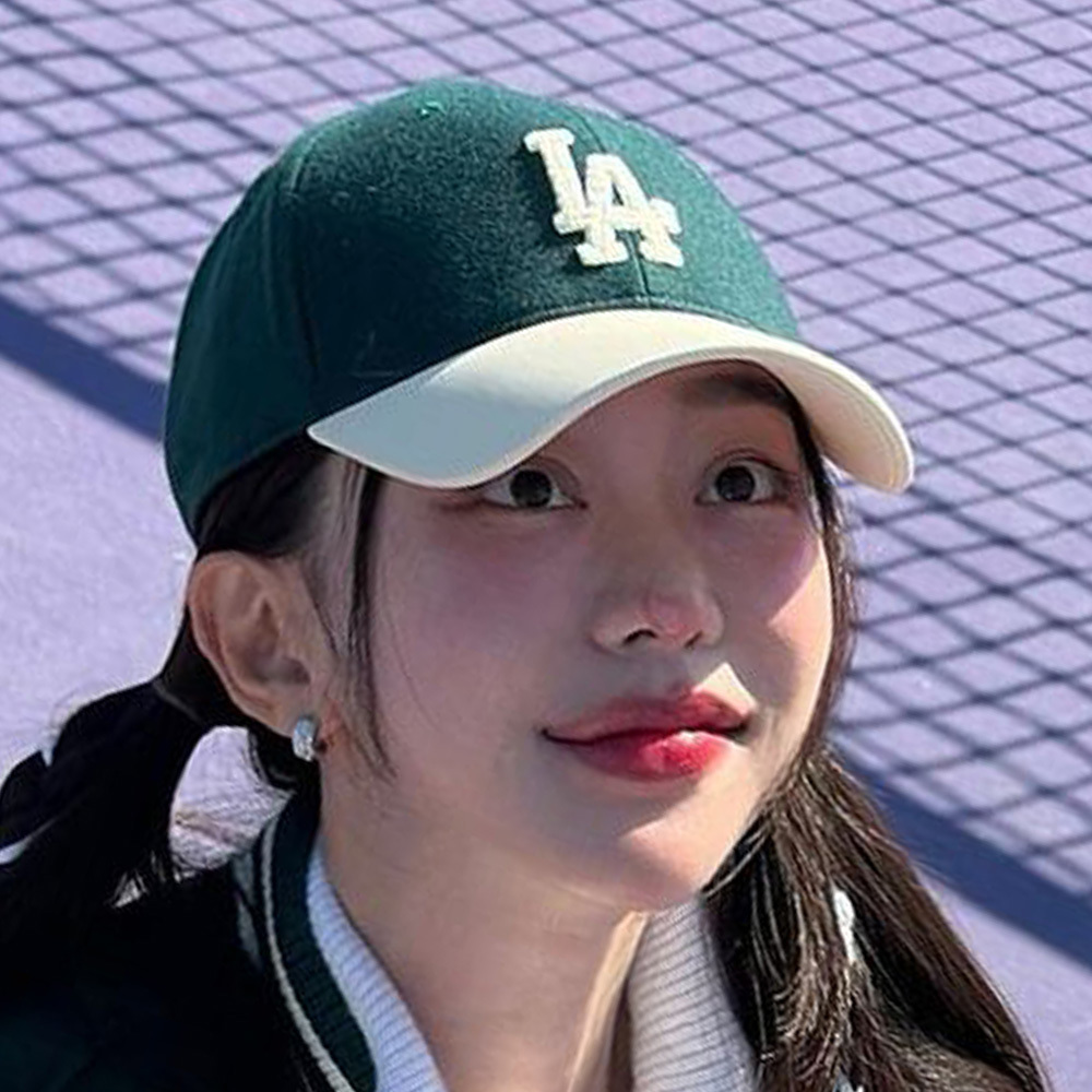 MLB N-COVER 可調式硬頂羊毛棒球帽 洛杉磯道奇隊 (3ACPV0236-07GND)