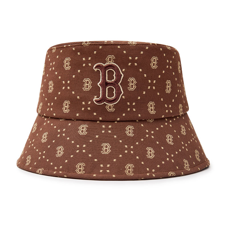 MLB 漁夫帽 Monogram系列 波士頓紅襪隊 (3AHTM063N-43BRD)