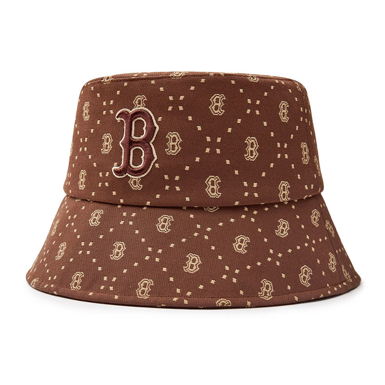 MLB 漁夫帽 Monogram系列 波士頓紅襪隊 (3AHTM063N-43BRD)