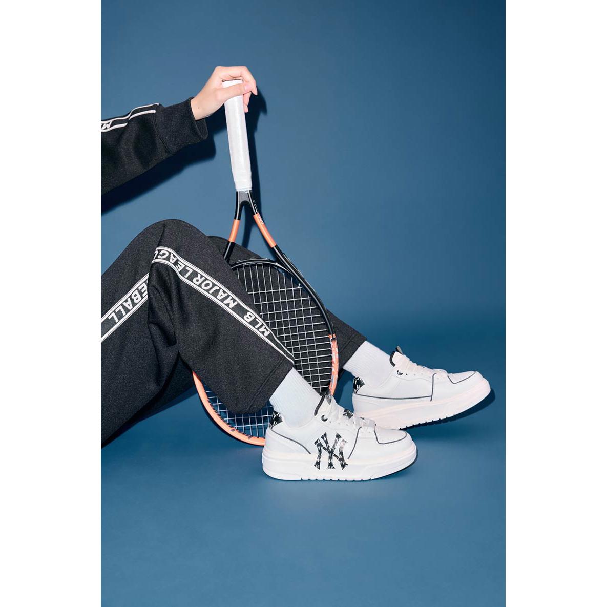 MLB Monogram老爹鞋 學長鞋 Chunky Liner系列 紐約洋基隊(3ASXCLR3N-50WHS)