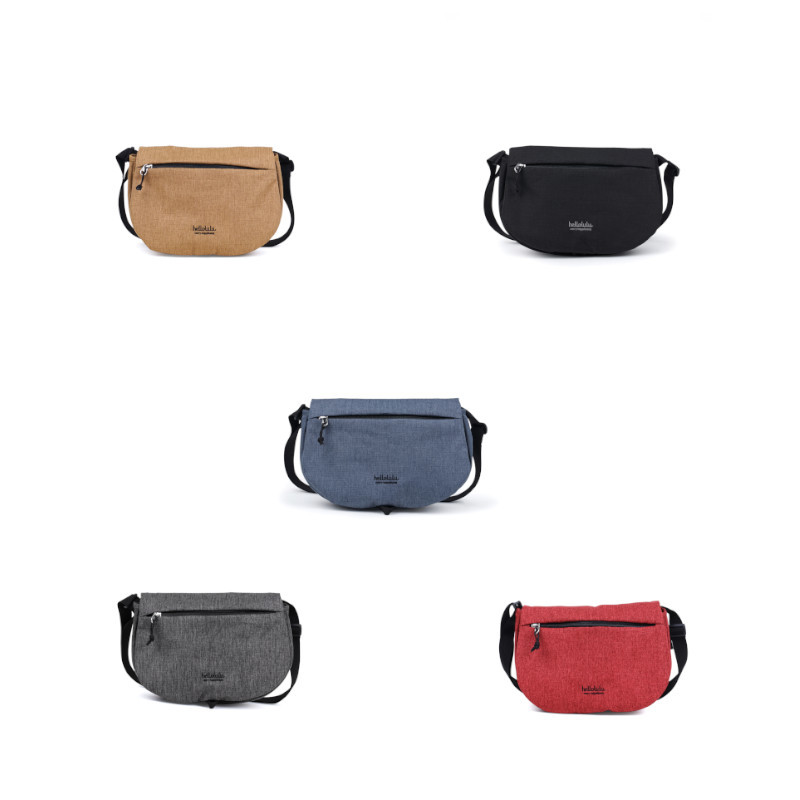 hellolulu ELVIN環保系列輕旅戶外斜背包-柚木棕/藍/黑/酒紅/石灰