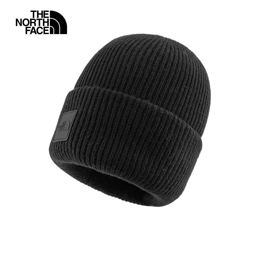 The North Face北面男女款黑色舒適保暖休閒毛帽｜7WJGJK3