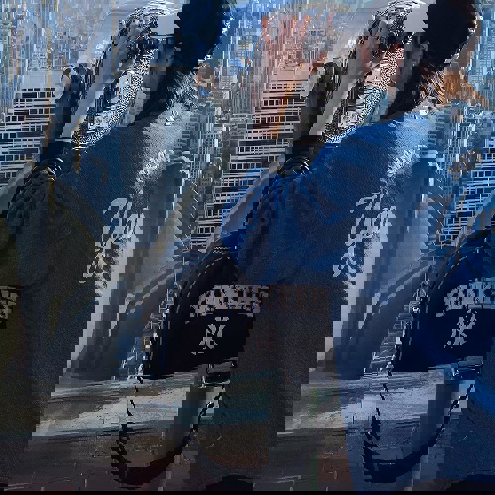 MLB 手提包 保齡球包 肩背包 紐約洋基隊 (3ABWM083N-50BKS)