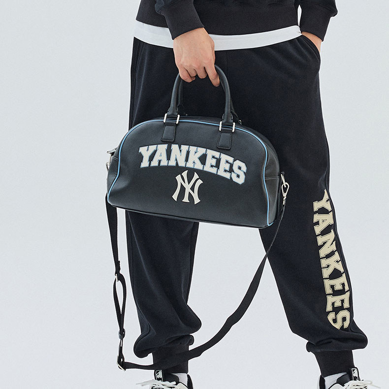 MLB 手提包 保齡球包 肩背包 紐約洋基隊 (3ABWM083N-50BKS)
