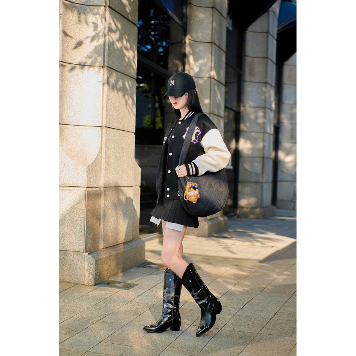 MLB 可調式硬頂棒球帽 紐約洋基隊 (3ACP9203N-50BKS)