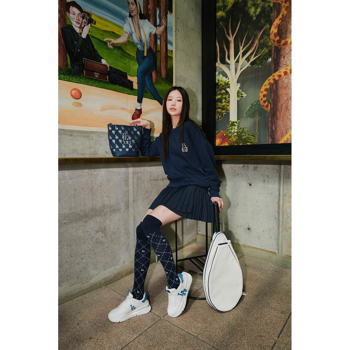 MLB 長筒襪 Monogram系列 洛杉磯道奇隊 (3ASOKM23N-07NYD)