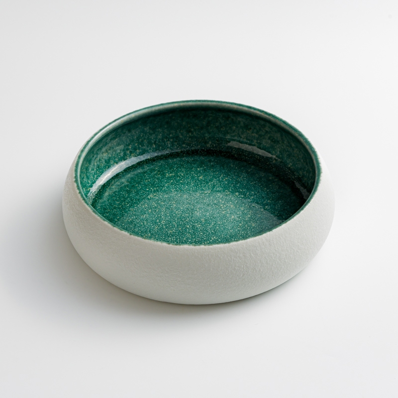 WAGA 松綠靜湖 22cm 陶瓷砵碗｜墨藻｜單品