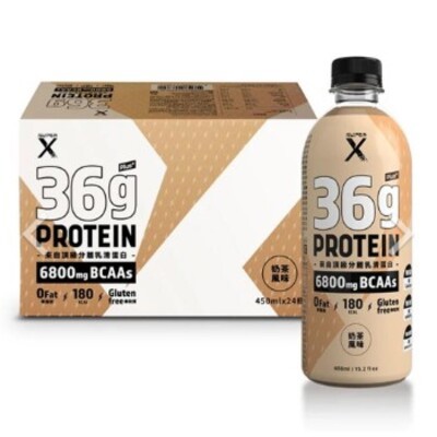《員購專區》 Super X-乳清蛋白飲 (450ml/瓶)(24瓶/箱)