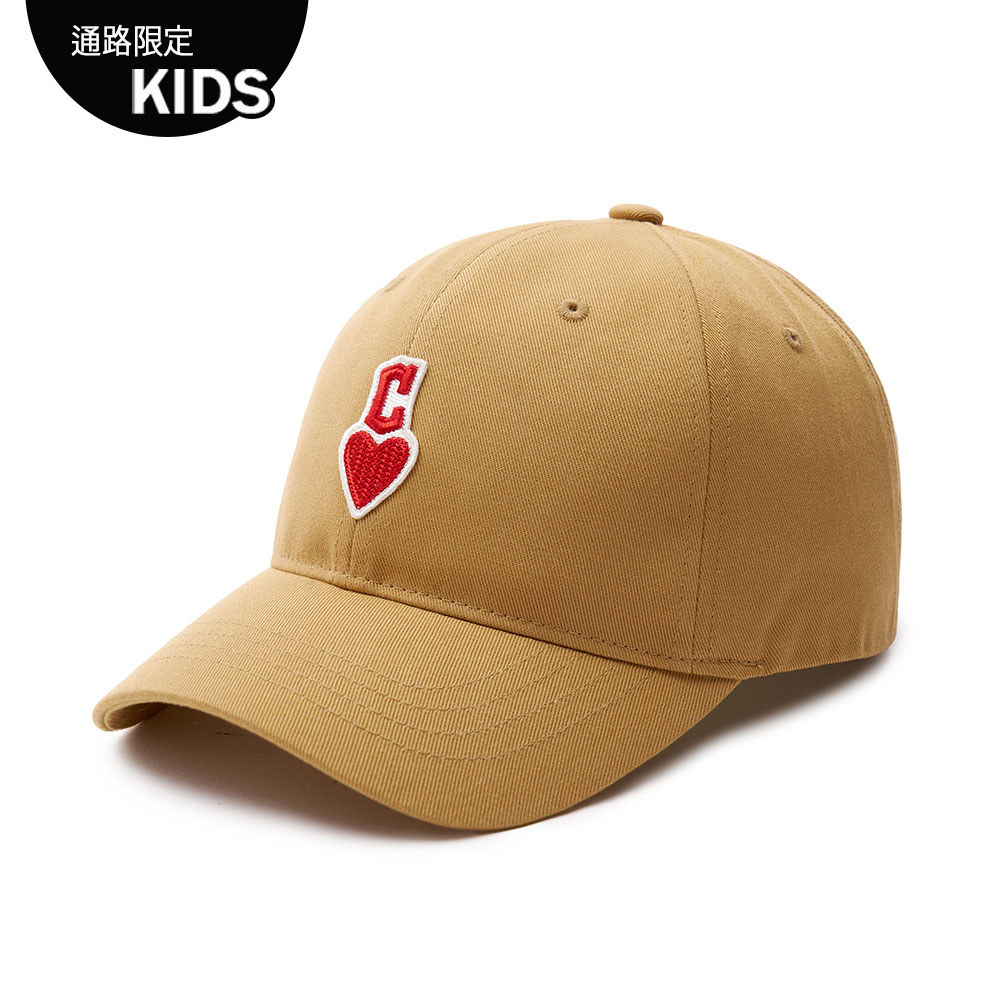 MLB KIDS 可調式棒球帽 童帽 Heart系列 克里夫蘭守護者隊 (7ACPH033N-45CAL)