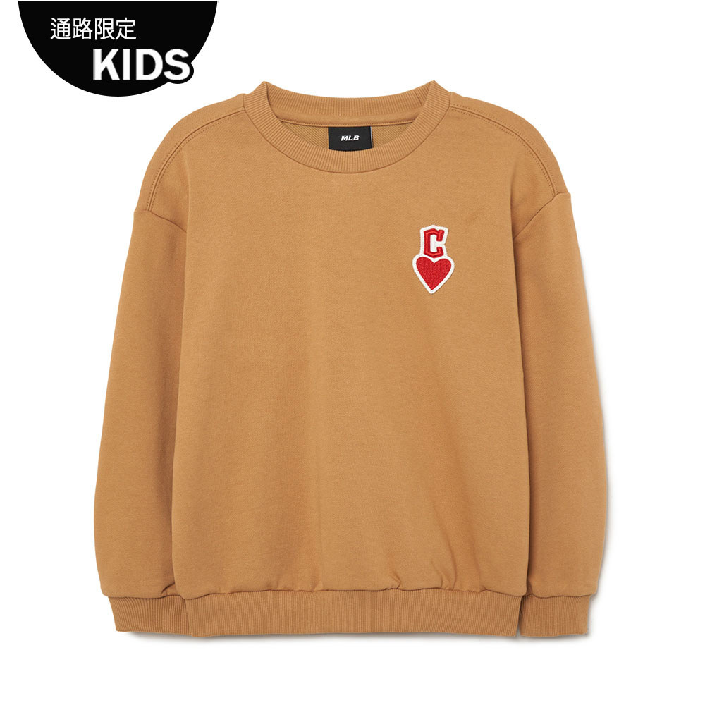 MLB KIDS 大學T 童裝 Heart系列 克里夫蘭守護者隊 (7AMTH0134-45CAL)