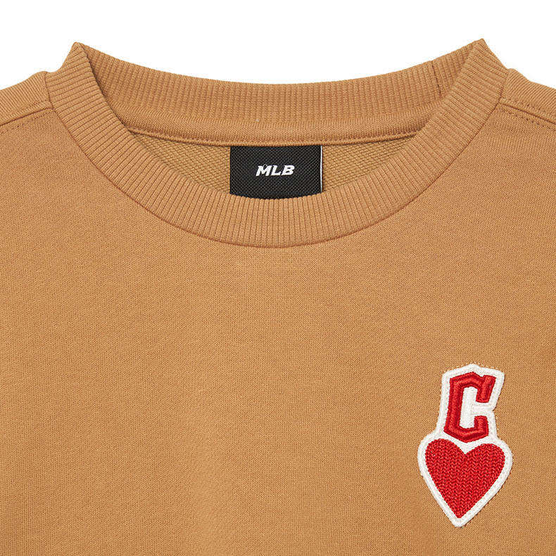 MLB KIDS 大學T 童裝 Heart系列 克里夫蘭守護者隊 (7AMTH0134-45CAL)