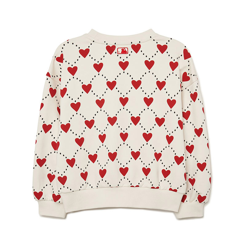 MLB KIDS 大學T 童裝 Heart系列 克里夫蘭守護者隊 (7FMTH0334-45CRS)