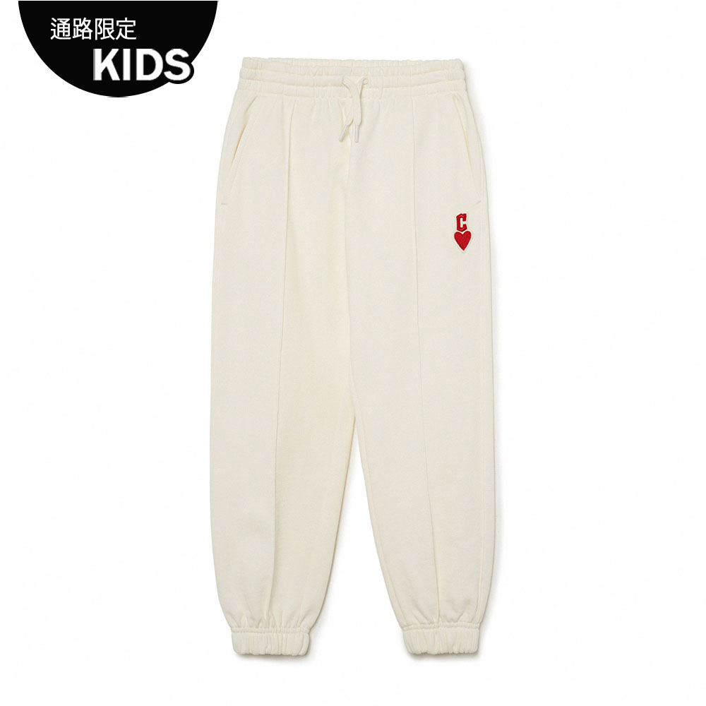 MLB KIDS 運動褲 休閒長褲 童裝 Heart系列 克里夫蘭守護者隊 (7APTH0134-45CRS)