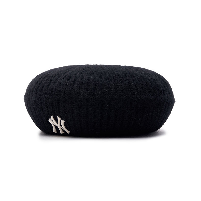 MLB 針織貝蕾帽 紐約洋基隊 (3ACBA0136-50BKS)