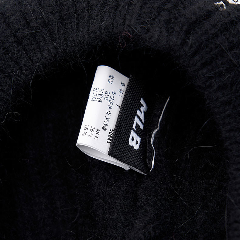 MLB 針織貝蕾帽 紐約洋基隊 (3ACBA0136-50BKS)