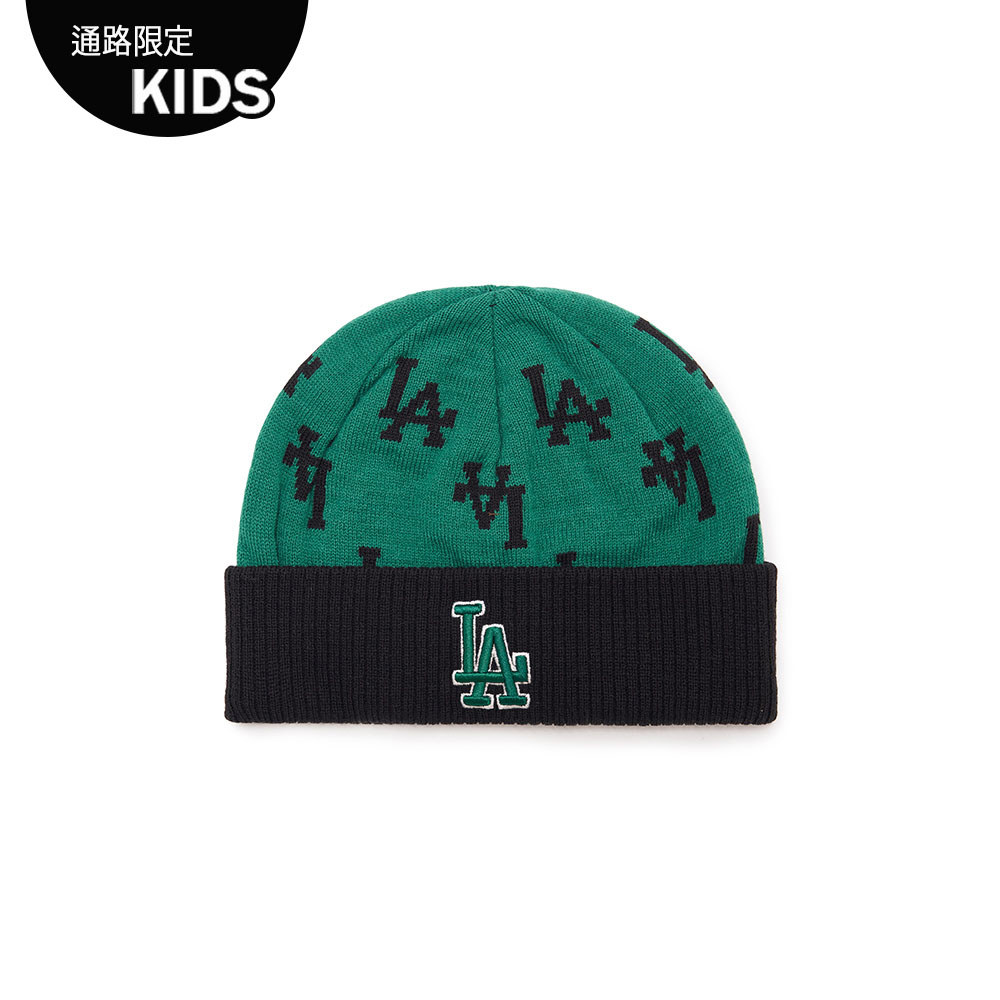 MLB KIDS 毛帽 童帽 Monogram系列 洛杉磯道奇隊 (7ABNM0136-07GNS)