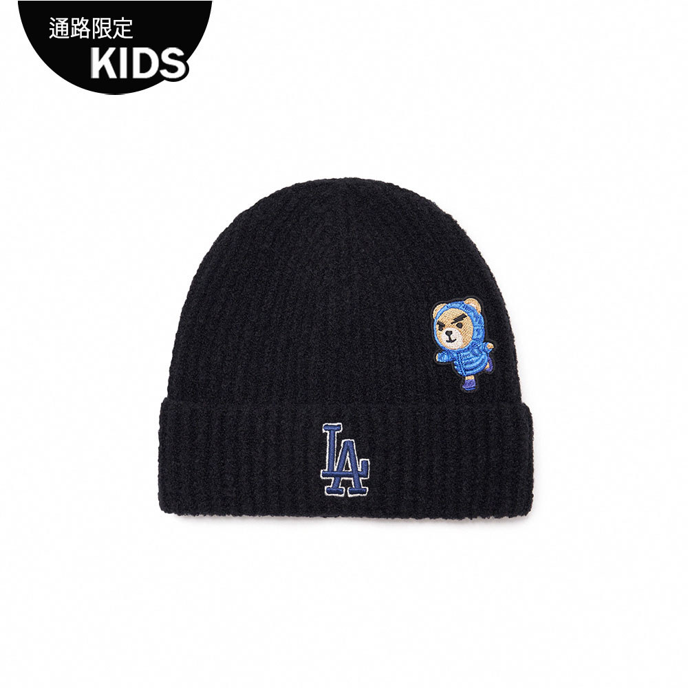 MLB KIDS 毛帽 童帽 Mega Bear系列 洛杉磯道奇隊 (7ABNC0136-07BKS)