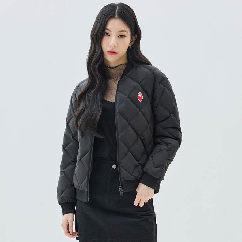 MLB Korea MLB 女版輕量鴨絨外套 羽絨外套 Heart系列 紐約洋基隊 (3FDJH023