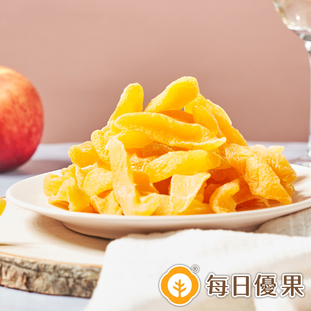 【每日優果】黃金水蜜桃乾大包裝400G(G024-2)-廠商直送